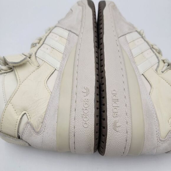 Adidas x Ivy Park Forum Mid Shoes GW2857‎ Beige Mens Sz 8 Womens sz 10 Sneakers - Picture 10 of 14